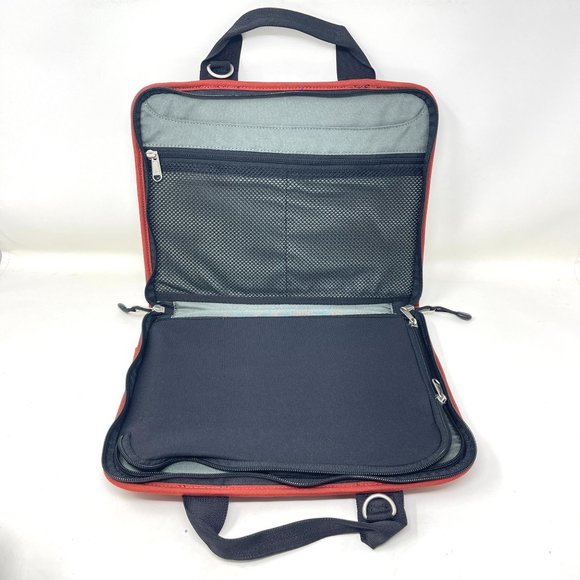 REI Tablet Laptop Ipad Protective Carrying Case Orange Gray - Picture 7 of 7